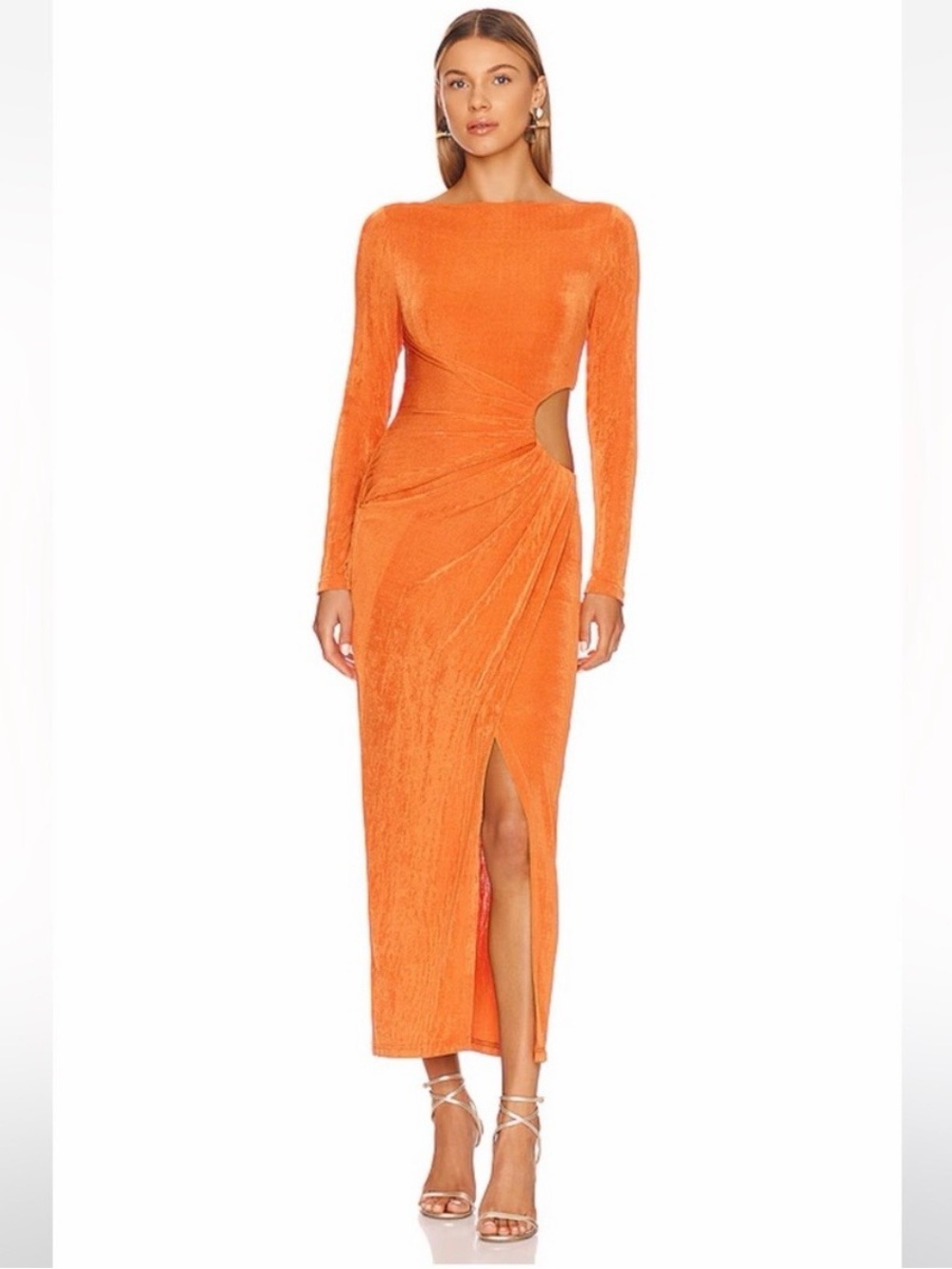 Significant Other ivy midi dress in clay